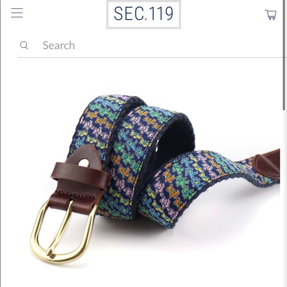 Never worn! Grateful Dead bear belt size 38 (runs small)